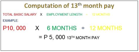 13th month pay calculator ph|How to Compute Your 13th Month Pay .